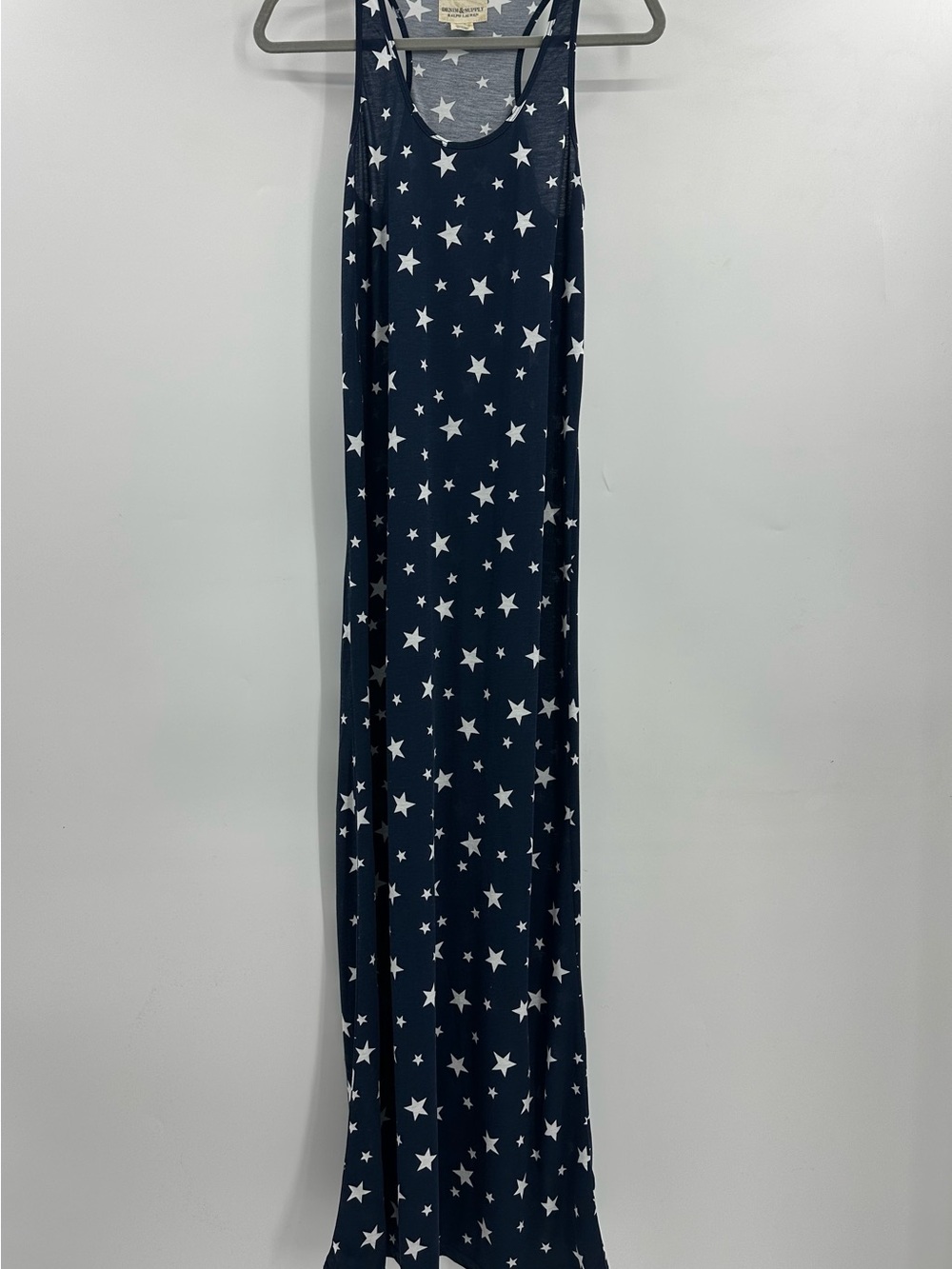 Denim & Supply Ralph Lauren Navy Star-Print Maxi Dress